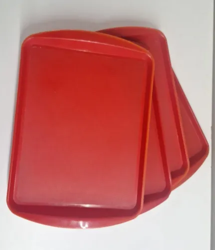 Kit 30 unidad Bandeja de plástico 40x30cm para self-service e lanchonetes. Plástico resist