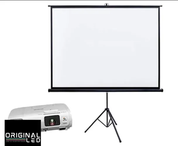 Aluguel de projetor e telão tv