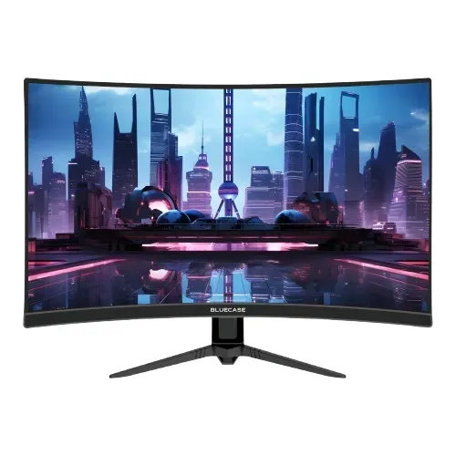 Monitor Gamer Curvo 27? Com Display Port Polegadas Bluecase Eras Full HD