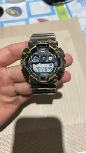 Casio G-Shock Relógio esportivo masculino GD-120 cm camuflado