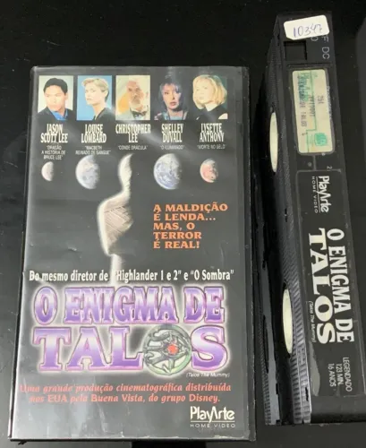 Fita Vhs Filme O Enigma De Talos Video Cassete Antigo 1997