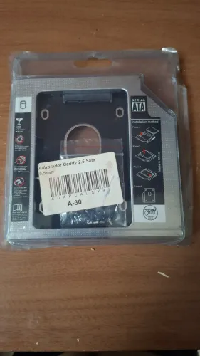 Adaptador caddy 2.5 sata