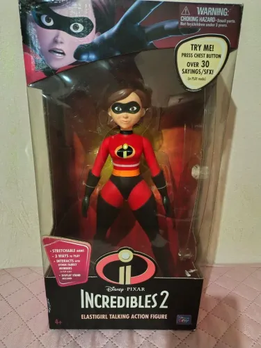 Boneco mulher elástica thinkway toys toyng os incríveis 30cm