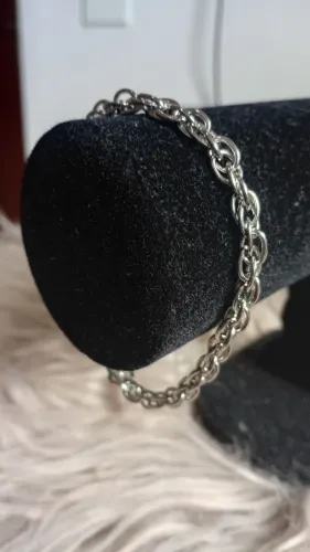 Pulseira Masculina de aço inoxidável 