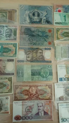 Lote Cédulas Antigas - Numismática