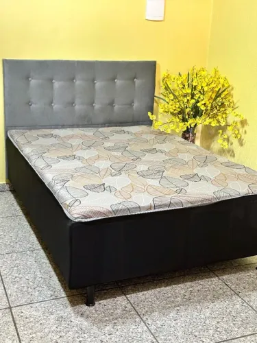 Cama Box Casal com Cabeceira