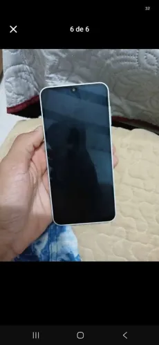 Samsung a16 novo na cor prata, troco por iPhone