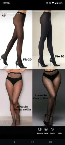 Meia calça de vários modelos<br><br>Consulte entrega para seu bairro