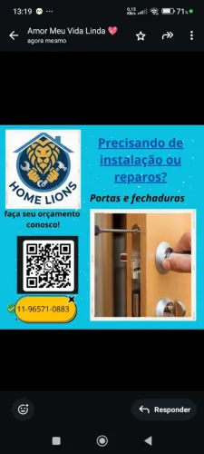 Instalação de portas e fechaduras