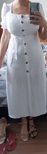 Vendo vestido branco