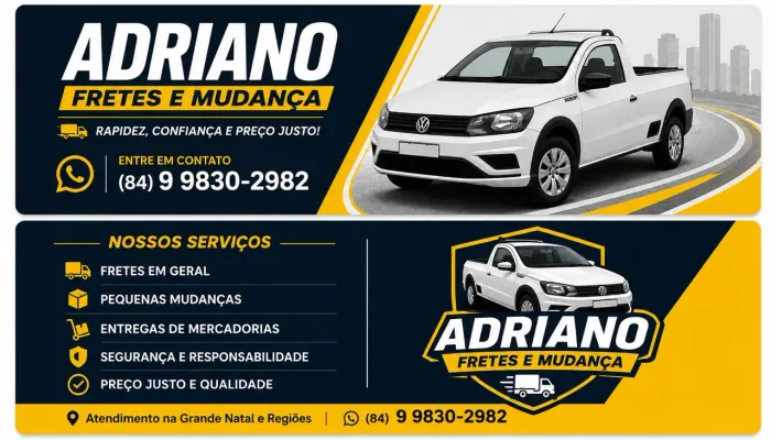 ADRIANO FRETES E MUDANÇA 