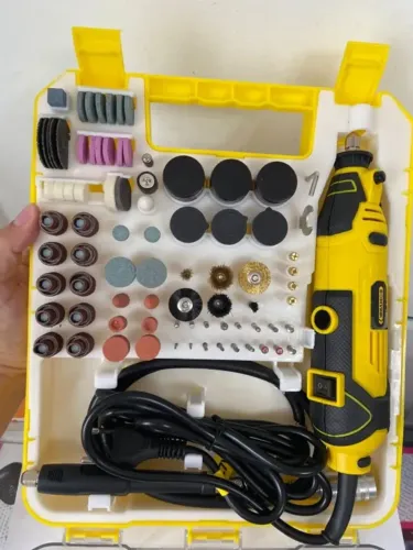 Kit Retífica Elétrica 127V 191 Peças BOM-9605 BomVink, entregamos