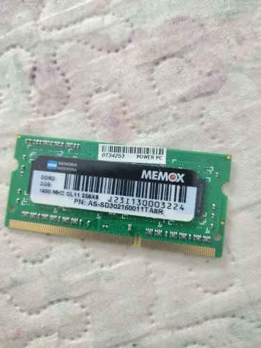 Memória Ram Notebook 2GB DDR3
