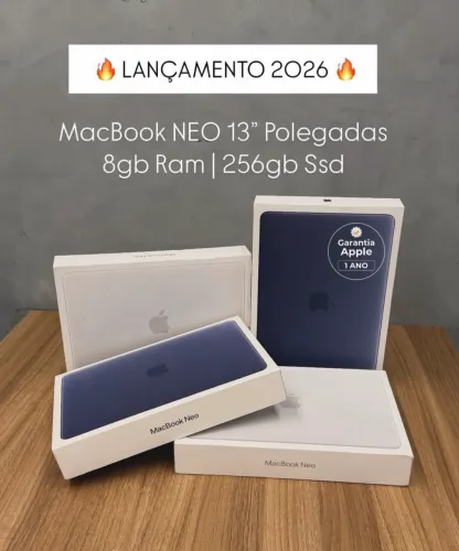 MacBook Air Neo 256GB lacrado com nota | 1 ano de garantia Apple | Loja física BH