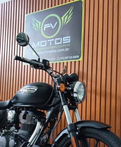 ROYAL ENFIELD METEOR 350 STELLAR BLACK 2025 - IMPECÁVEL 