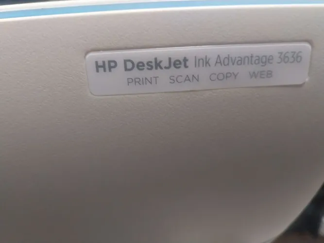 Impressora HP deskjet 3636 multifuncional, ótimo estado de conservação pouco usado 