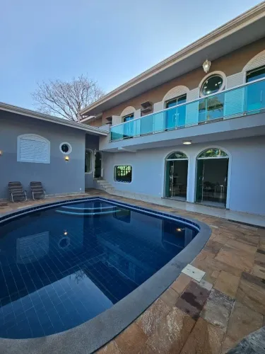 Imponente mansão de luxo à venda no Condomínio Iate Clube Americana-SP - 4 quartos, 4 suít