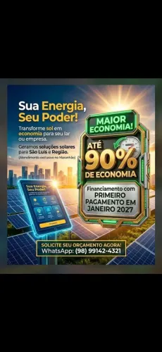ENERGIA SOLAR COM O MENOR PREÇO DO MARANHÃO