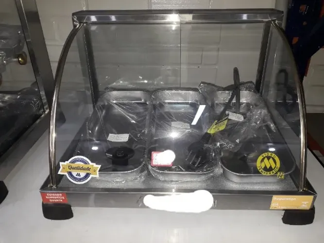 Estufa para salgados - 3 bandejas -