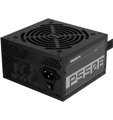 FONTE GIGABYTE P550B, 550W, PFC ATIVO, 80 PLUS BRONZE, ATX, PRETO, 28200-P550B-1BRR