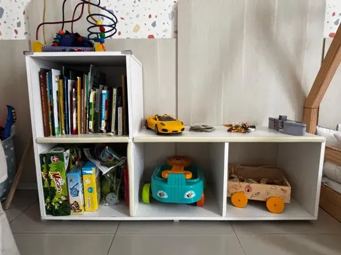 Estante Organizadora Infantil Montessoriana / Nicho para Brinquedos e Livros