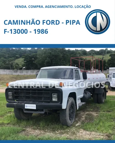 CAMINHÃO FORD PIPA F-1300 - 1986