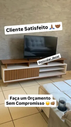 Rack para TV 1.80m Largura LR Na Caixa - Entrega e Monta na Hora