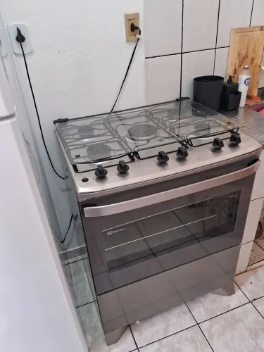 Fogão eletrolux inox 5 bocas