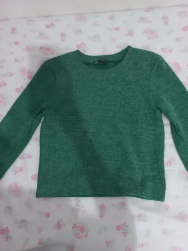 Blusa verde zara em excelente estado tamanho P