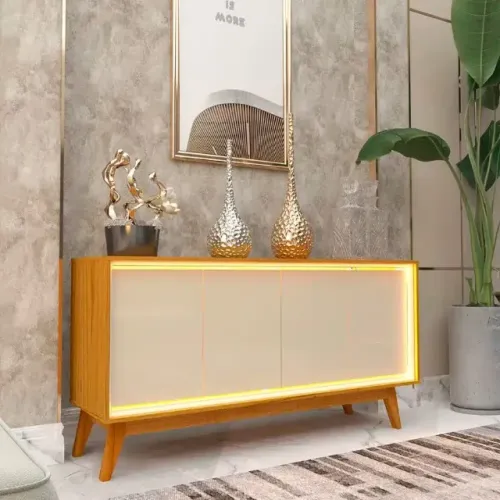Buffet com LED larg. 1.60m DIVIDIMOS EM ATÉ 10X SEM JUROS