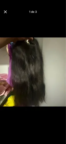 Uma tela de mega hair