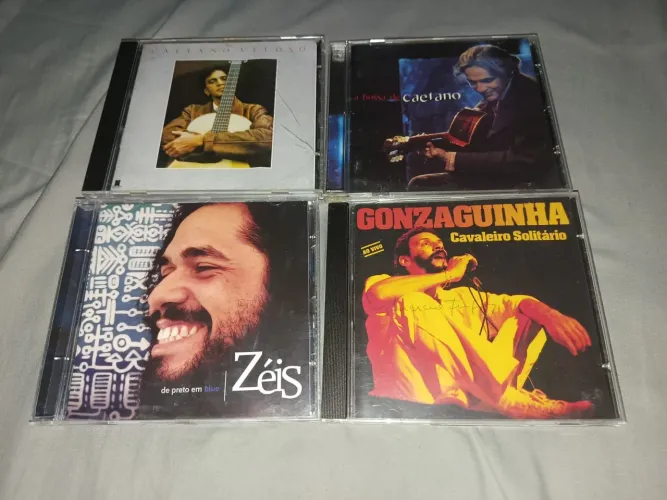 Coleção de Cds Caetano Veloso/Gonzaguinha/Zeis
