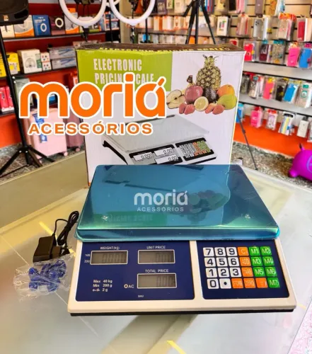 Balança Comercial Digital 40kg<br>Alta Precisão 110v-240v