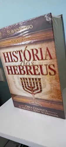 História dos Hebreus Livro Edição Luxo Flávio Josefo