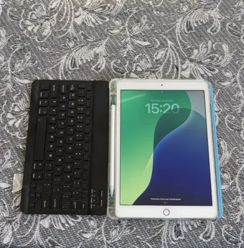 iPad 7ª Geração 128GB Wi-Fi + Celular + Kit Completo + Caixa Original