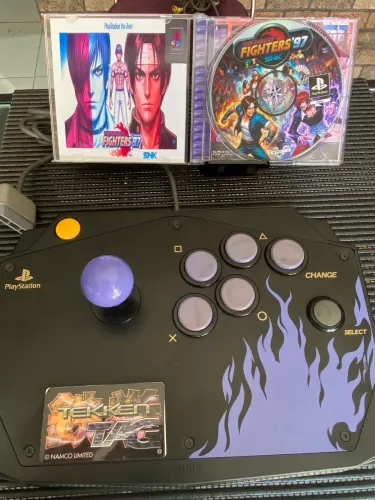 Controle Arcade Stick Hori Tekken Tag Tournament - PS1 / PS2 Raridade