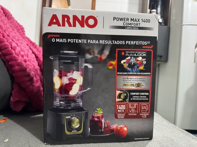 Liquidificador Arno Powermax LN65 15 Velocidades 1400W 3,1L Preto