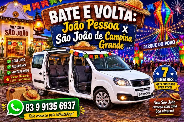 Bate e Volta São João Campina Grande