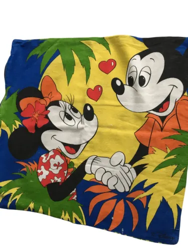 Capa de Travesseiro Almofada Fronha Mickey e Minnie