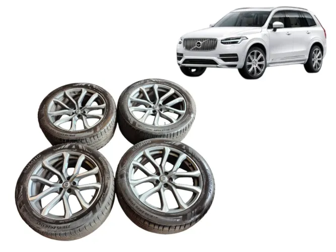 Jogo roda e pneu aro 20 Volvo XC90 T6 2018 2019 2020