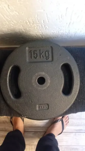Anilhas de 15kg de Ferro (Emmar), 2 unidades