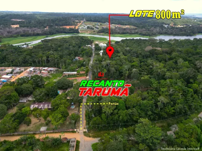 Lote no Recanto do Tarumá 800m² no Tarumã Açu com Acesso ao Rio