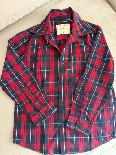 Camisa xadrez infantil 6 anos
