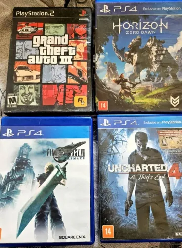 Jogos PS4 + PS2 Combo coletânea Barato