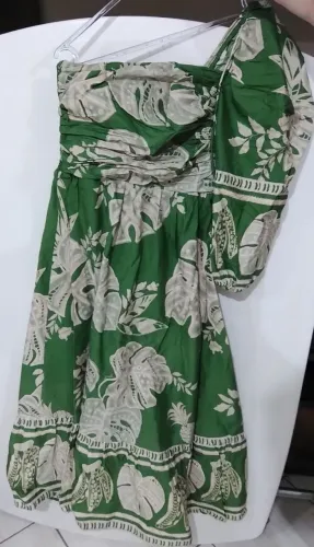 Vestido Farm manga bufante