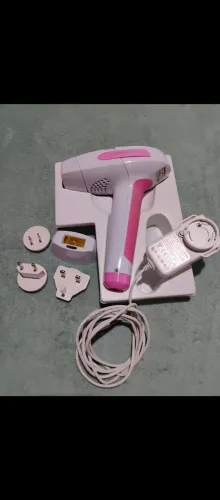 Depilador a laser 350. Nunca usei apenas não vem com o óculos.