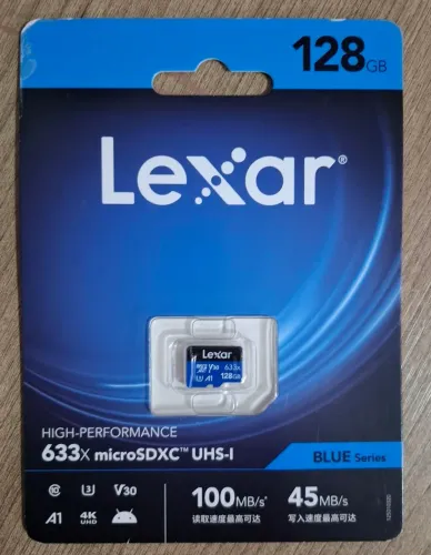Cartão de memória 128 gb Lexar