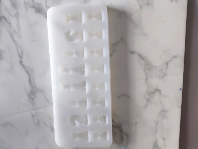 Forma de silicone xadrez