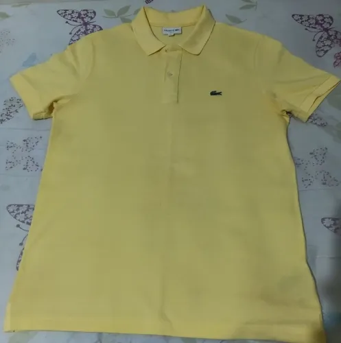 Camisa polo lacoste semi nova original tamanho G.