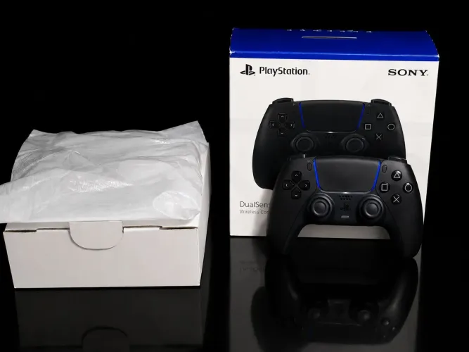 Controle Playstation 5 preto muito novo